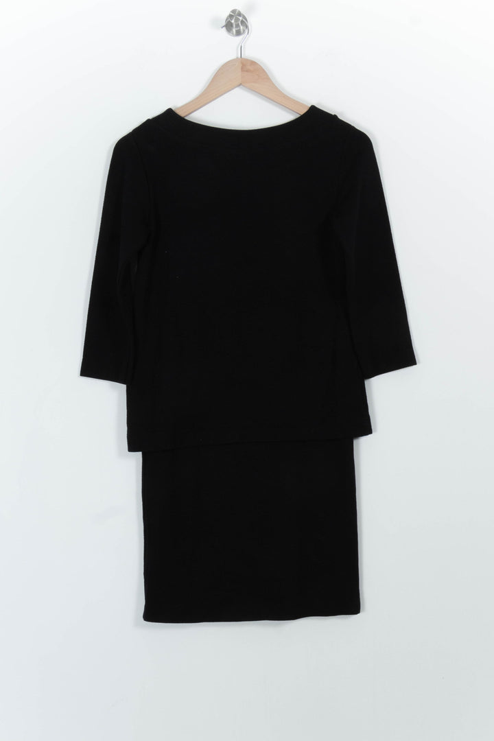 Robe Midi Noire - Taille XS/34 de la marque Ganni | PARAD101006 - Vendu par Paradigme - Image 4