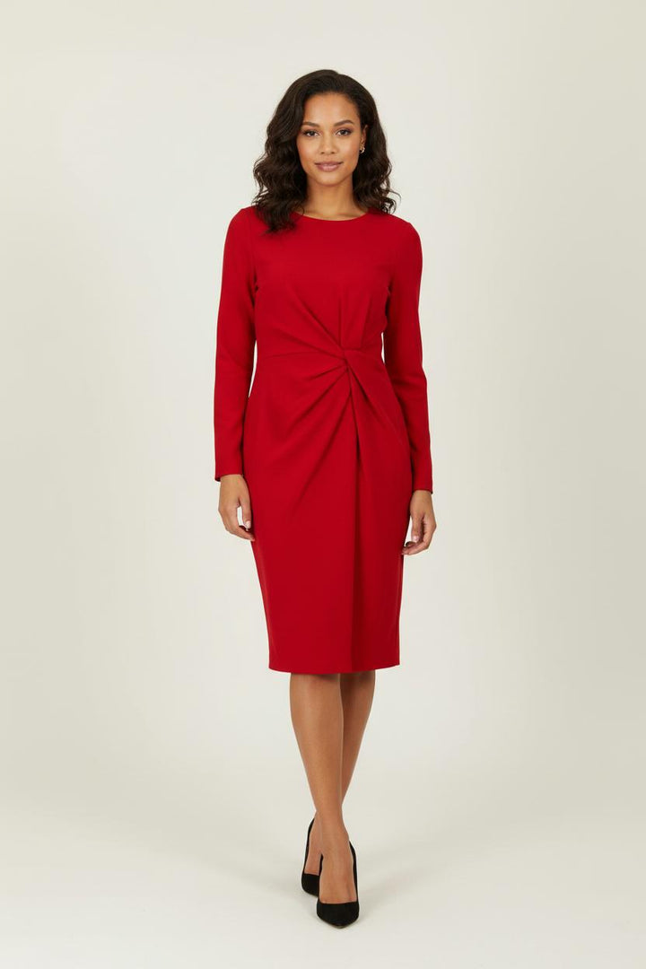 Robe Midi Rouge - Taille M/38 de la marque Paule Ka | PARAD101008 - Vendu par Paradigme - Image 1