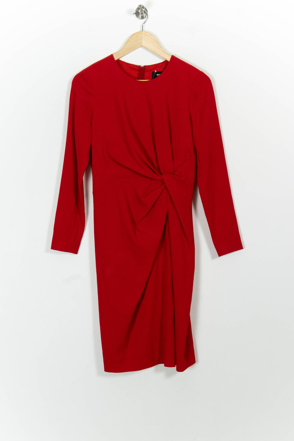 Robe Midi Rouge - Taille M/38 de la marque Paule Ka | PARAD101008 - Vendu par Paradigme - Image 2