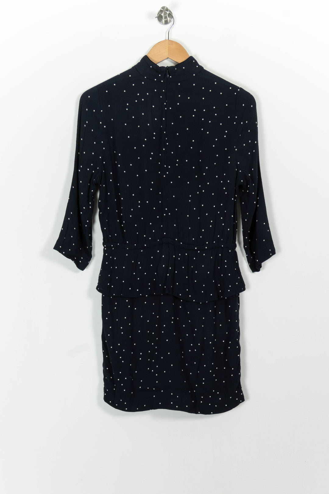 Robe Midi Bleue et Blanche - Taille S/36 de la marque Ganni | PARAD101009 - Vendu par Paradigme - Image 4