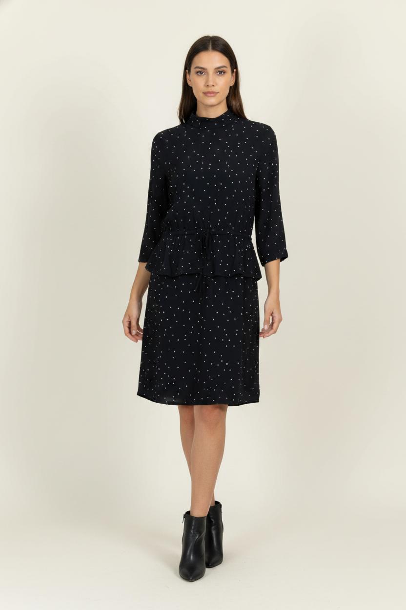 Robe Midi Bleue et Blanche - Taille S/36 de la marque Ganni | PARAD101009 - Vendu par Paradigme - Image 1