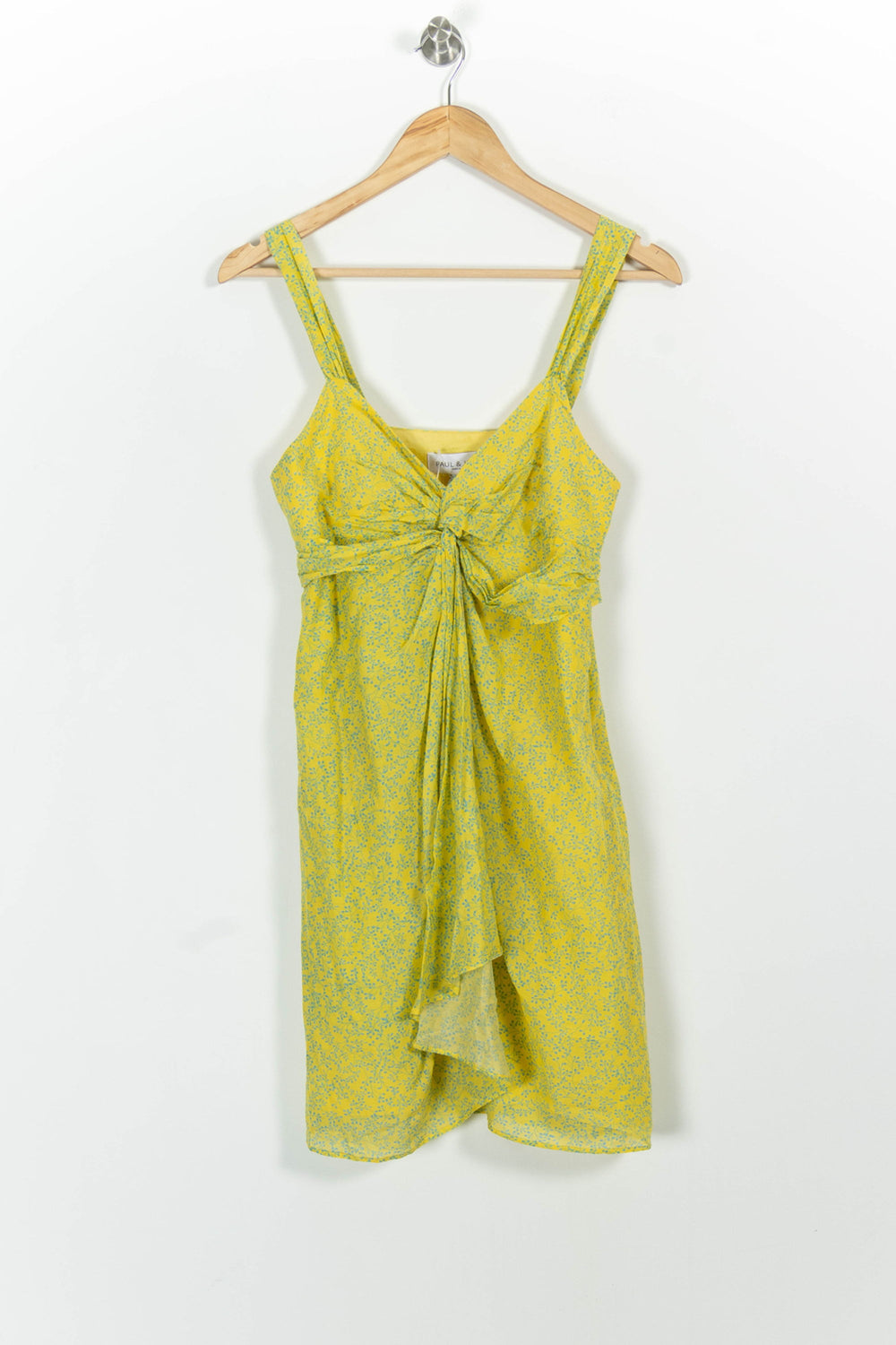 Robe Mi-longue Jaune - Taille M/38 de la marque Paul & Joe | PARAD101011 - Vendu par Paradigme - Image 2