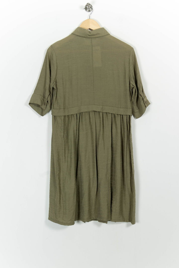 Robe Chemise Verte - Taille L/40 de la marque La Fée Maraboutée | PARAD101012 - Vendu par Paradigme - Image 4