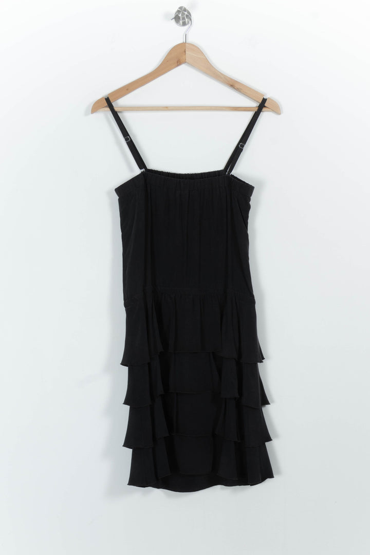 Robe Volantée Noire - Taille L/40 de la marque Pablo | PARAD101013 - Vendu par Paradigme - Image 4