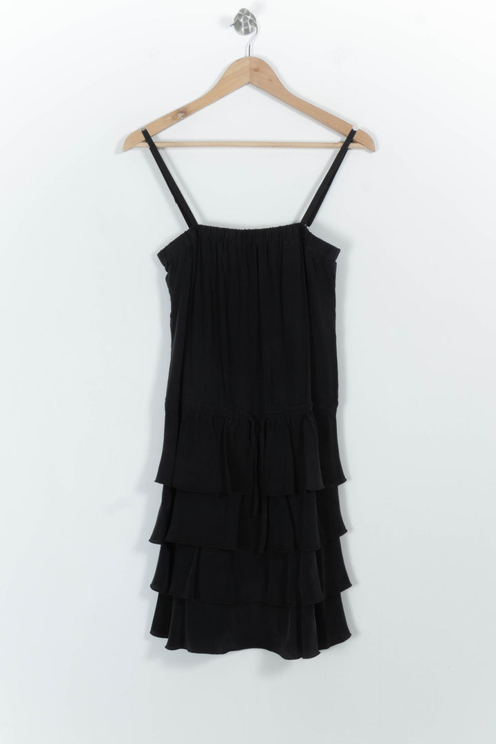 Robe Volantée Noire - Taille L/40 de la marque Pablo | PARAD101013 - Vendu par Paradigme - Image 2