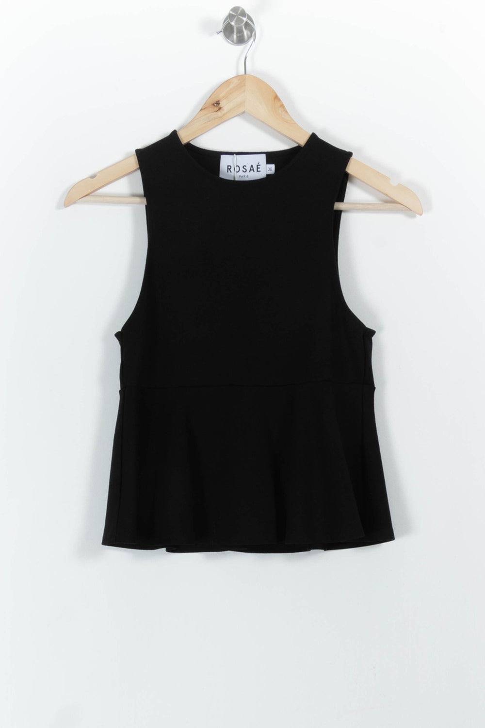 Débardeur Noir - Taille S/36 de la marque Rosaé Paris | PARAD101014 - Vendu par Paradigme - Image 2