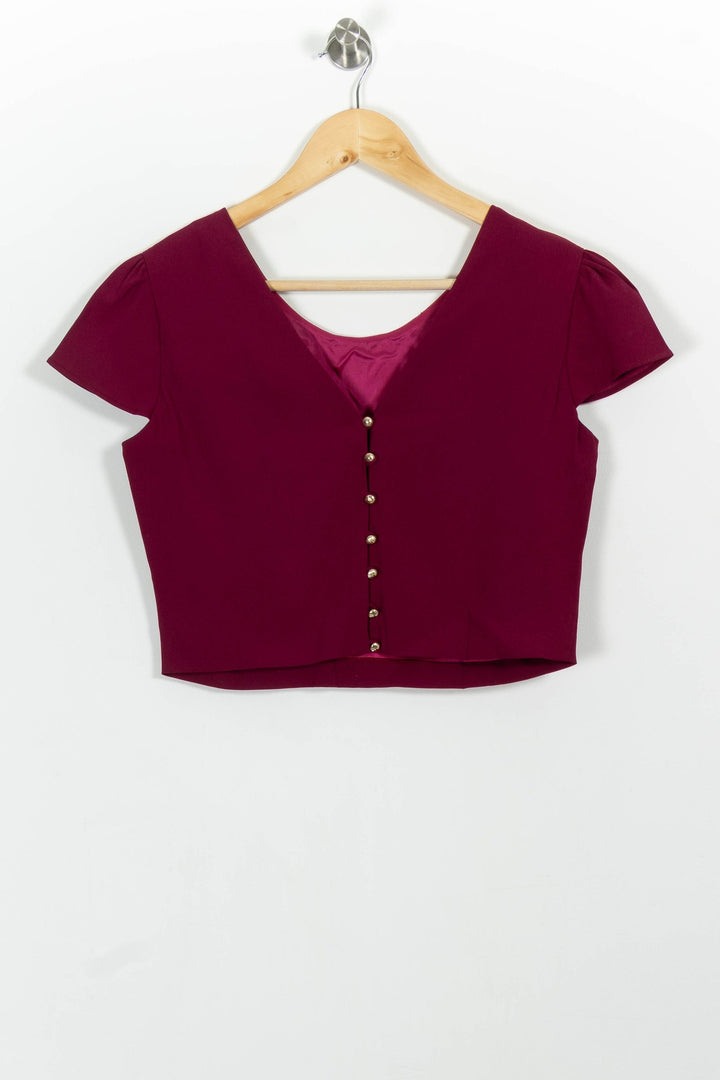 Top Violet - Taille L/40 de la marque Maison Lemoine | PARAD101015 - Vendu par Paradigme - Image 4