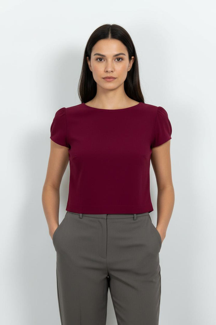 Top Violet - Taille L/40 de la marque Maison Lemoine | PARAD101015 - Vendu par Paradigme - Image 1