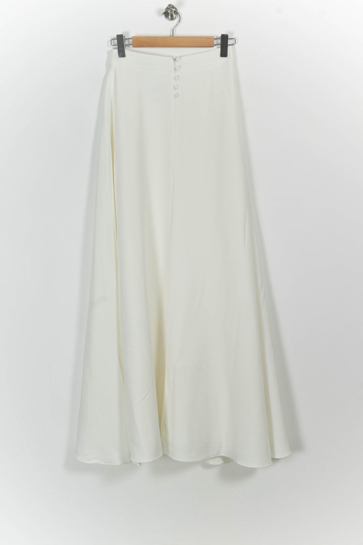 Jupe Longue Beige - Taille M/38 de la marque Maison Lemoine | PARAD101016 - Vendu par Paradigme - Image 4