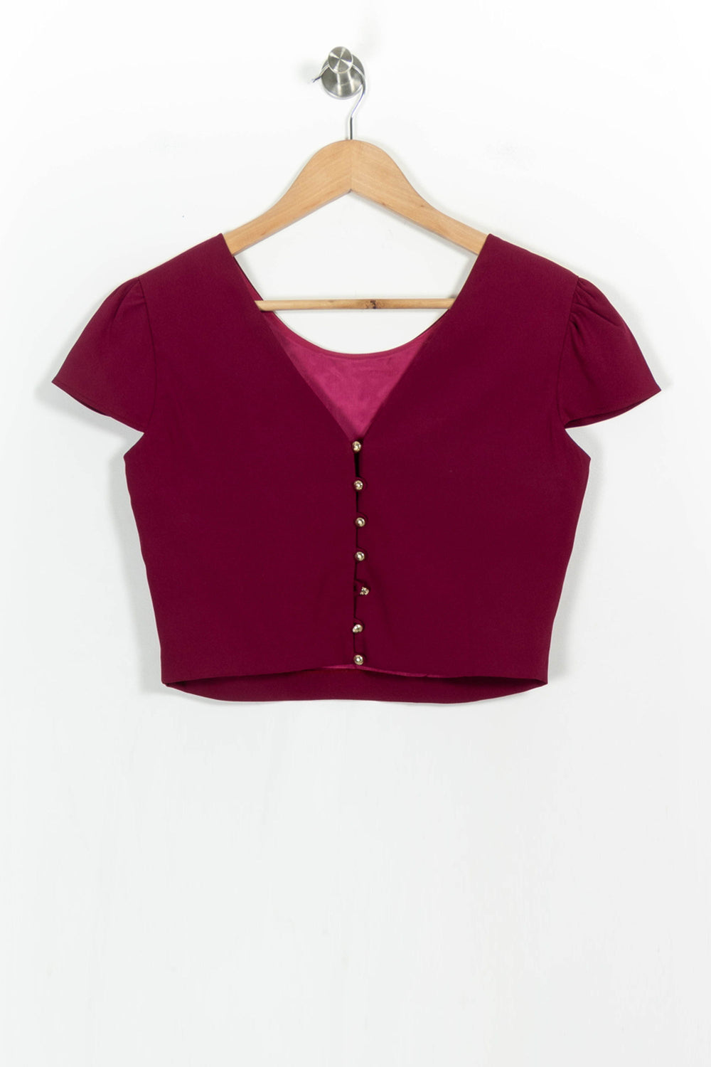Top Violet - Taille M/38 de la marque Maison Lemoine | PARAD101017 - Vendu par Paradigme - Image 4