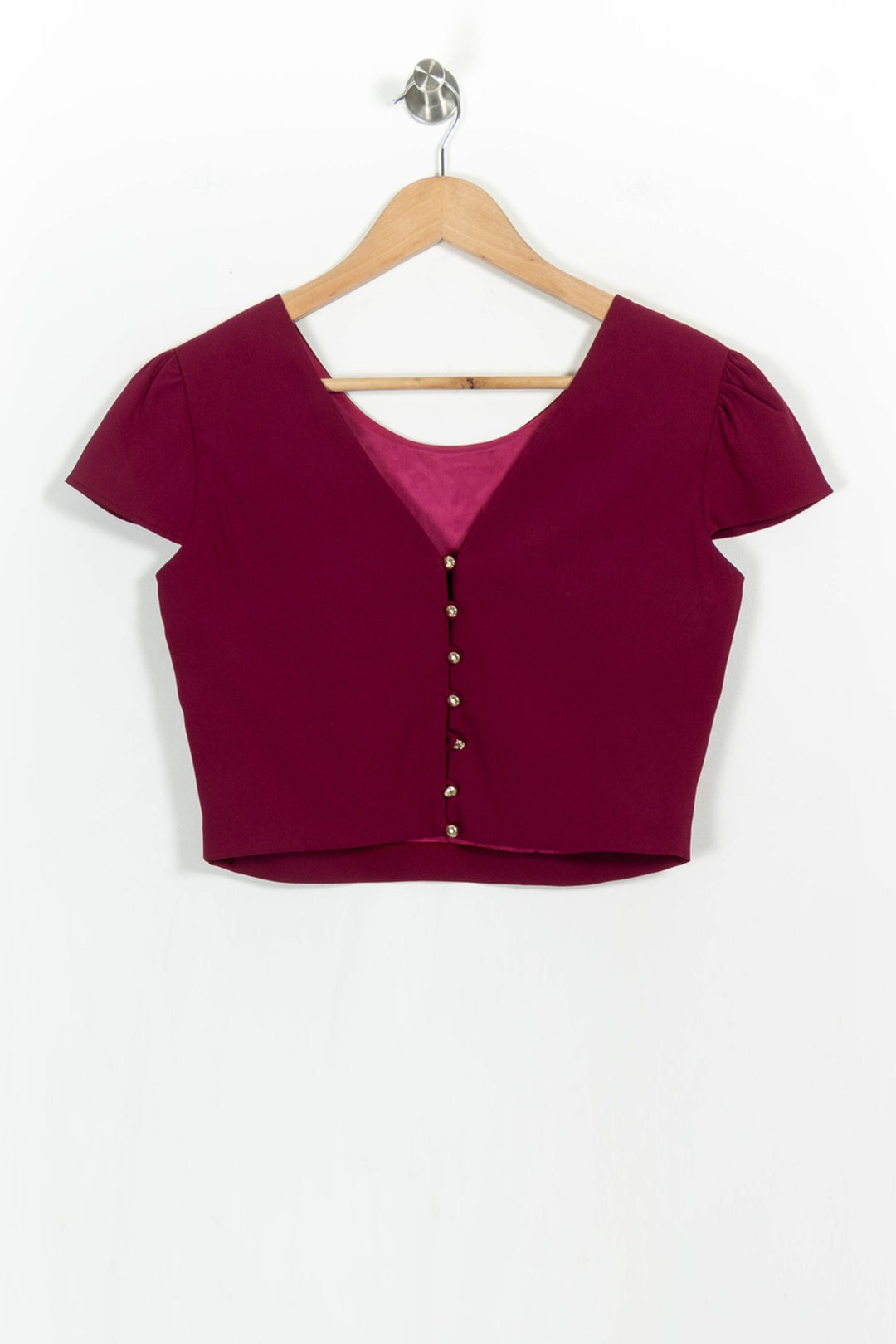 Top Violet - Taille M/38 de la marque Maison Lemoine | PARAD101017 - Vendu par Paradigme - Image 4