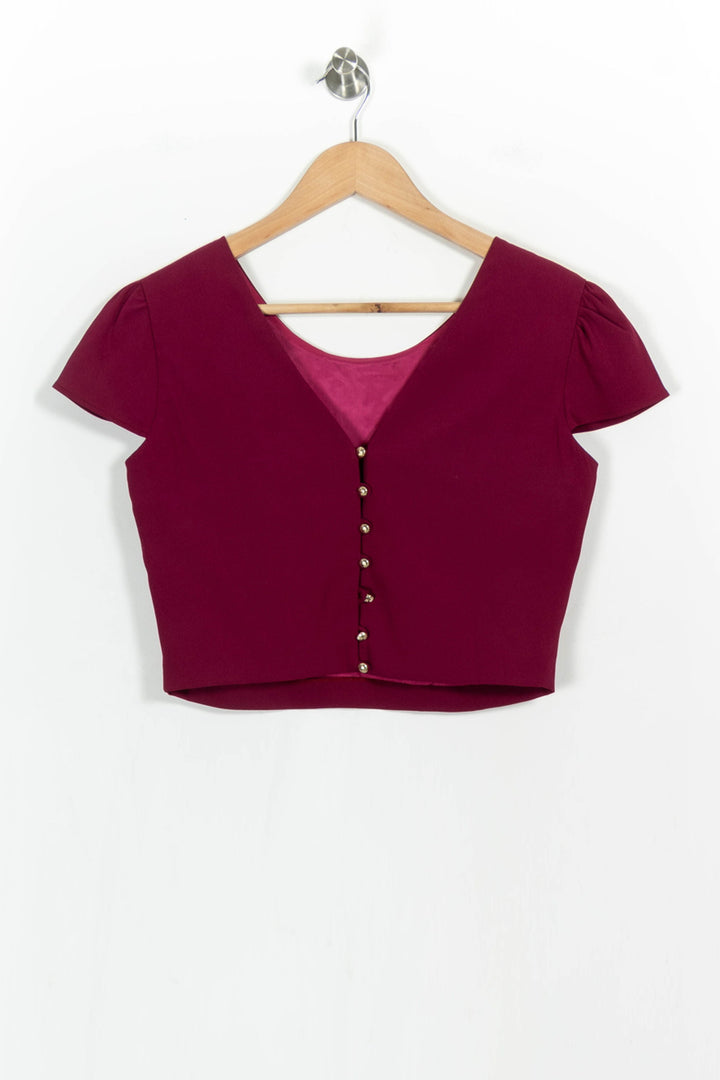 Top Violet - Taille M/38 de la marque Maison Lemoine | PARAD101017 - Vendu par Paradigme - Image 4
