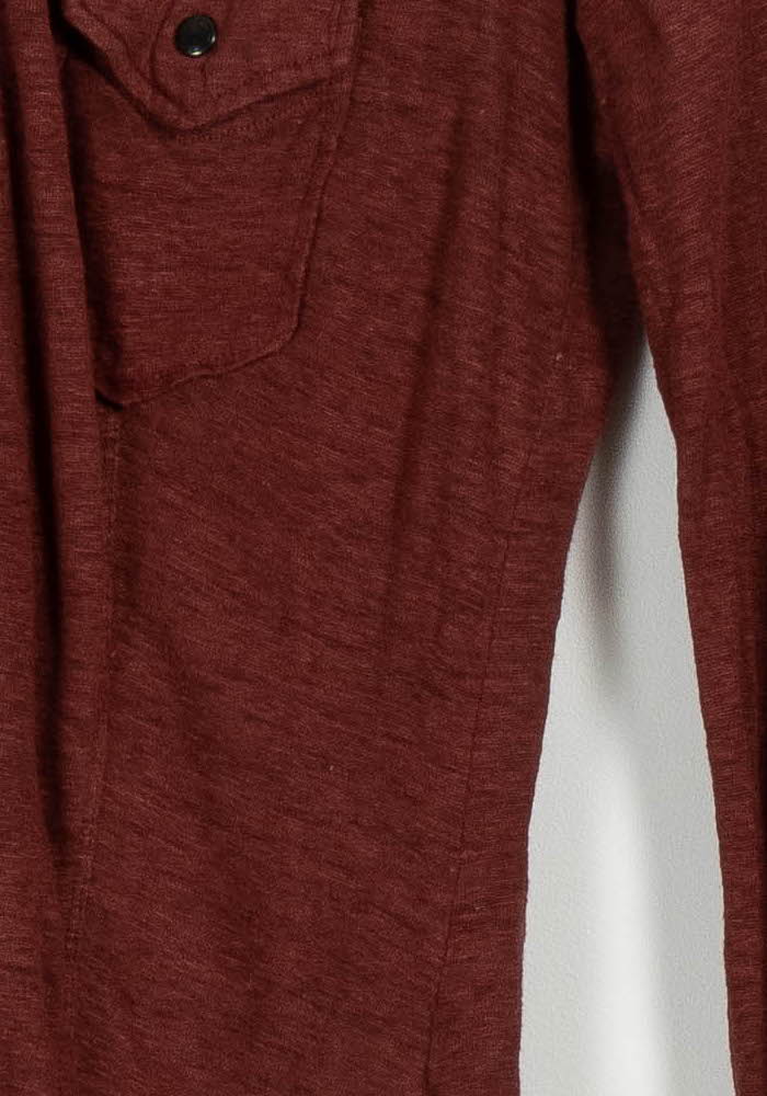 Chemise Bordeaux - Taille M/38 de la marque IKKS | PARAD101025 - Vendu par Paradigme - Image 3