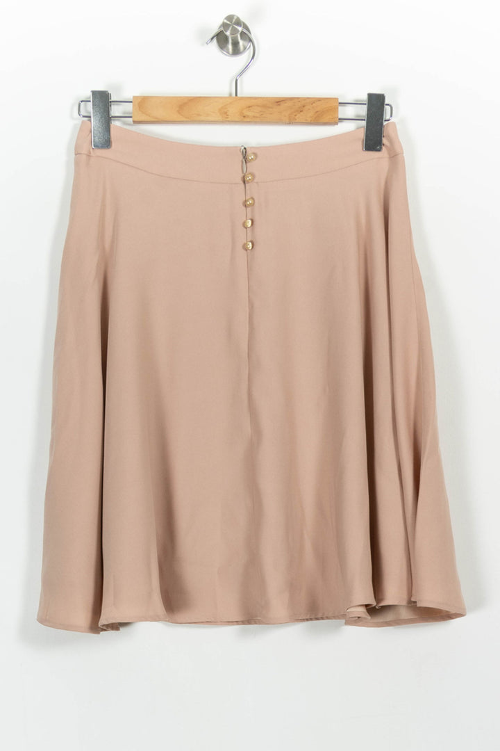 Jupe Évasée Beige - Taille L/40 de la marque Maison Lemoine | PARAD101028 - Vendu par Paradigme - Image 4