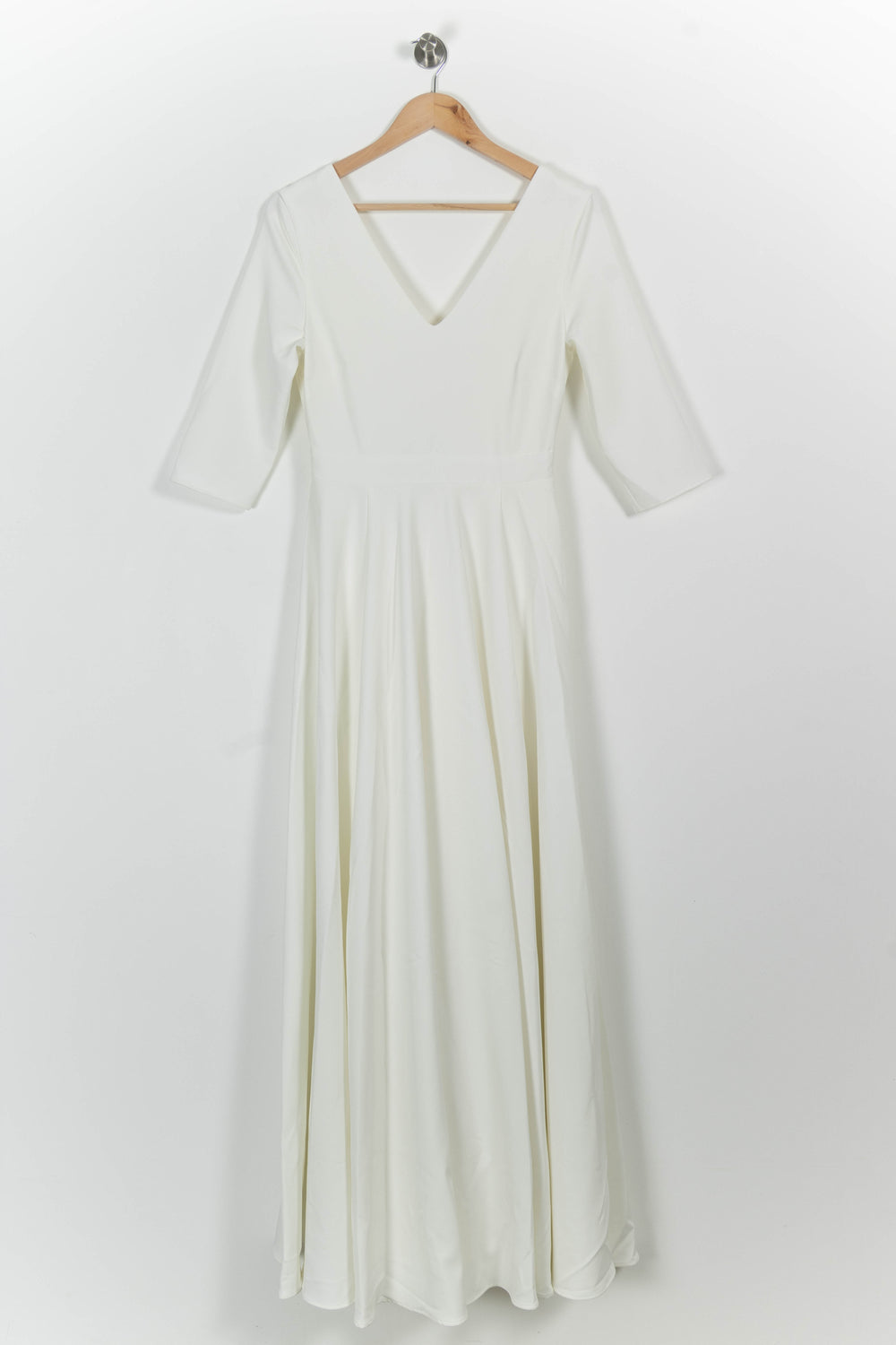 Robe Longue Beige - Taille S/36 de la marque Maison Lemoine | PARAD101032 - Vendu par Paradigme - Image 2