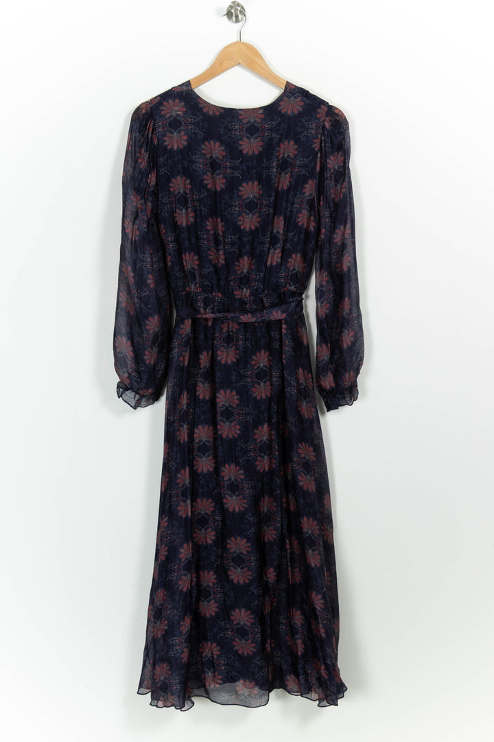 Robe Longue Violette et Rose - Taille M/38 de la marque La Fée Maraboutée | PARAD101033 - Vendu par Paradigme - Image 4
