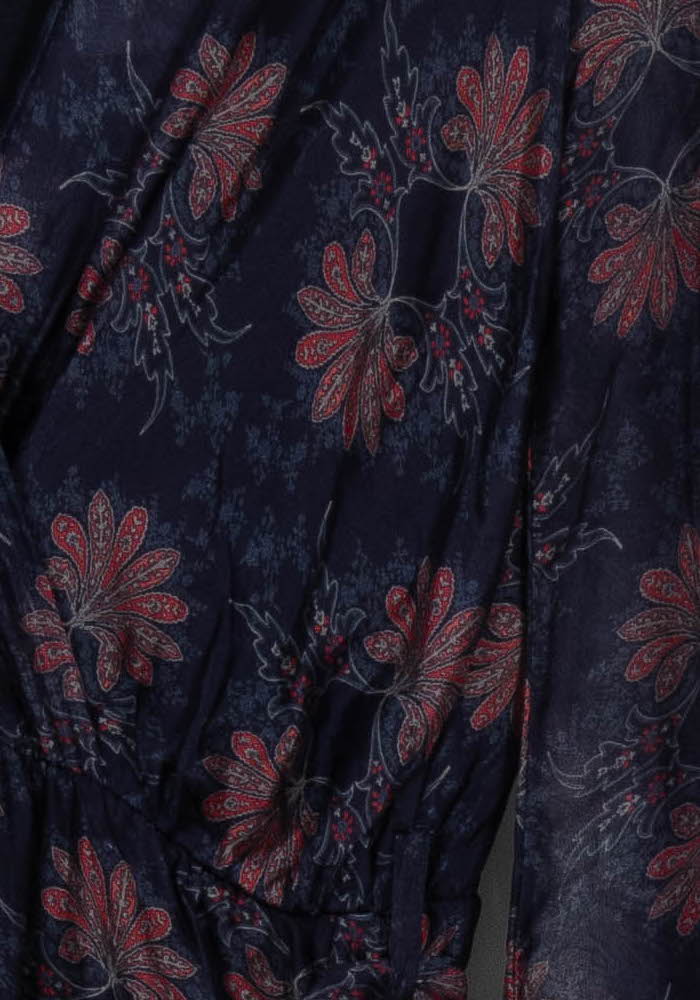 Robe Longue Violette et Rose - Taille M/38 de la marque La Fée Maraboutée | PARAD101033 - Vendu par Paradigme - Image 3
