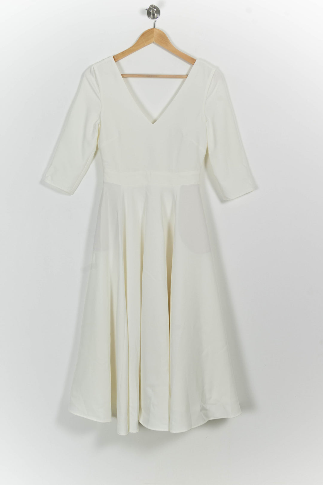 Robe Longue Beige - Taille XS/34 de la marque Maison Lemoine | PARAD101036 - Vendu par Paradigme - Image 2