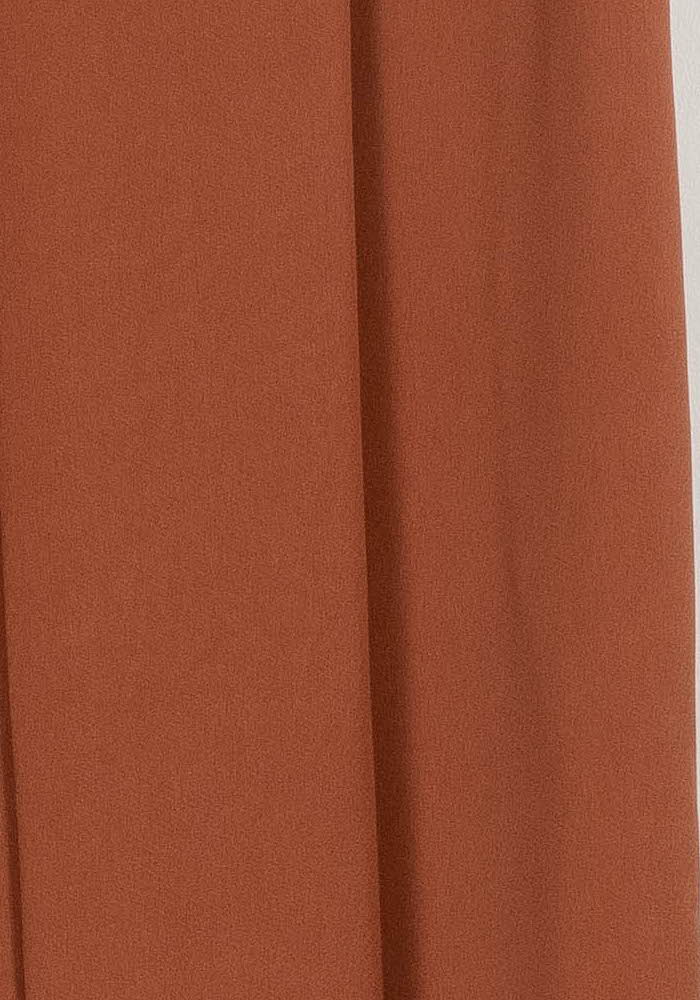 Pantalon Large Marron - Taille M/38 de la marque Maison Lemoine | PARAD101039 - Vendu par Paradigme - Image 3