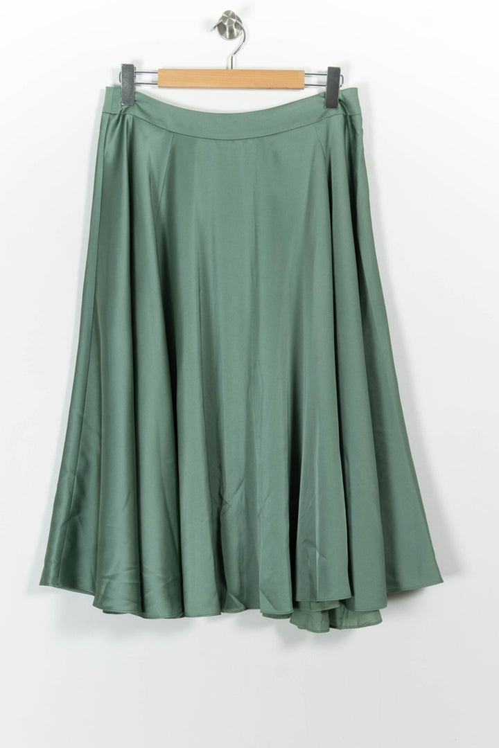 Jupe Midi Verte - Taille XXL/44 de la marque Maison Lemoine | PARAD101042 - Vendu par Paradigme - Image 2