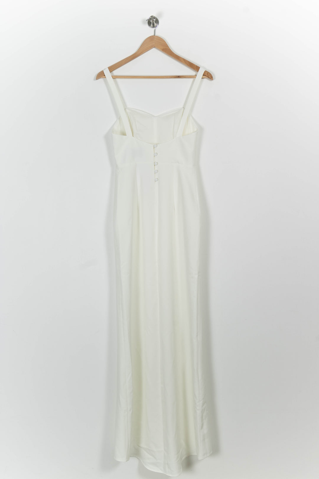 Robe Longue Blanche - Taille XS/34 de la marque Maison Lemoine | PARAD101045 - Vendu par Paradigme - Image 4