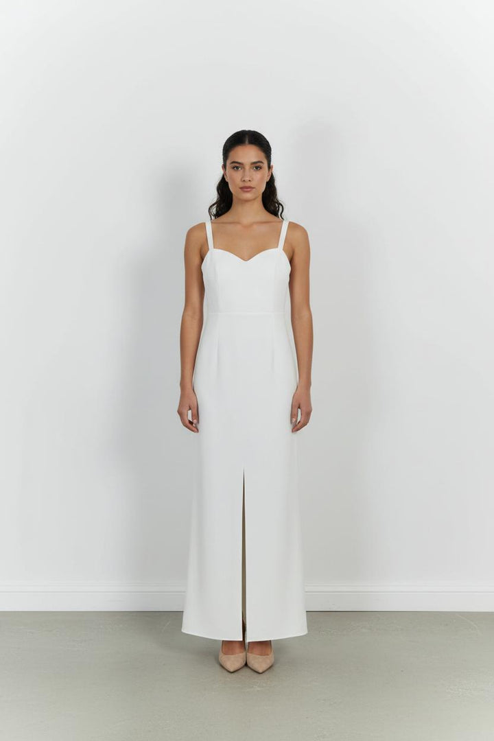 Robe Longue Blanche - Taille XS/34 de la marque Maison Lemoine | PARAD101045 - Vendu par Paradigme - Image 1