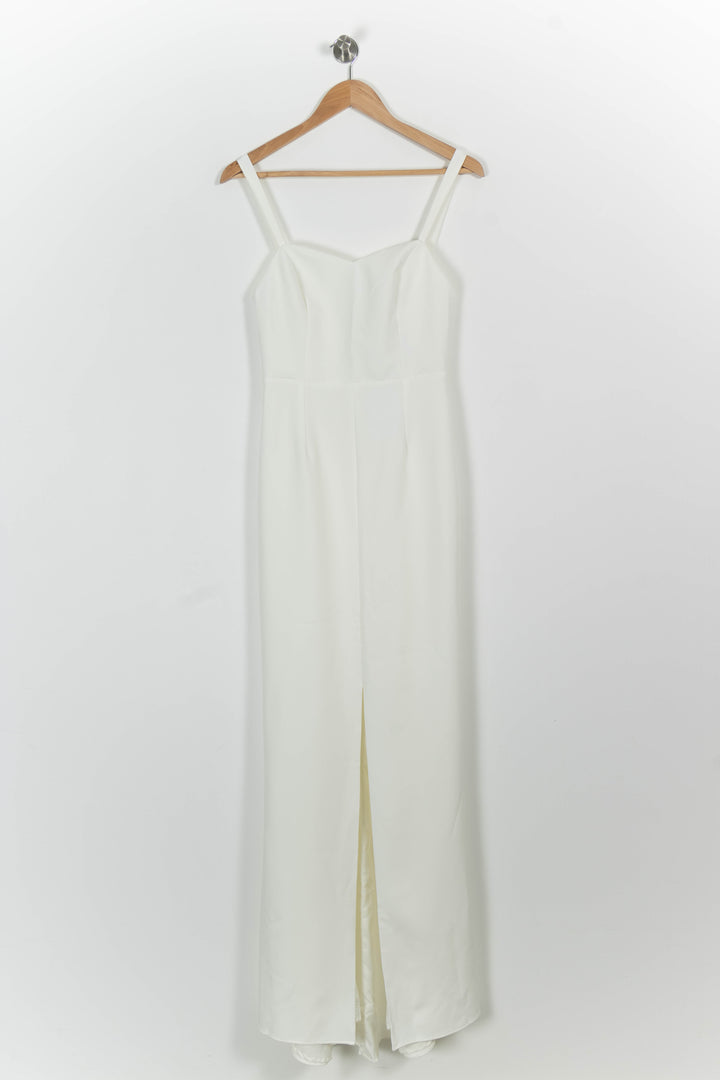 Robe Longue Blanche - Taille XS/34 de la marque Maison Lemoine | PARAD101045 - Vendu par Paradigme - Image 2