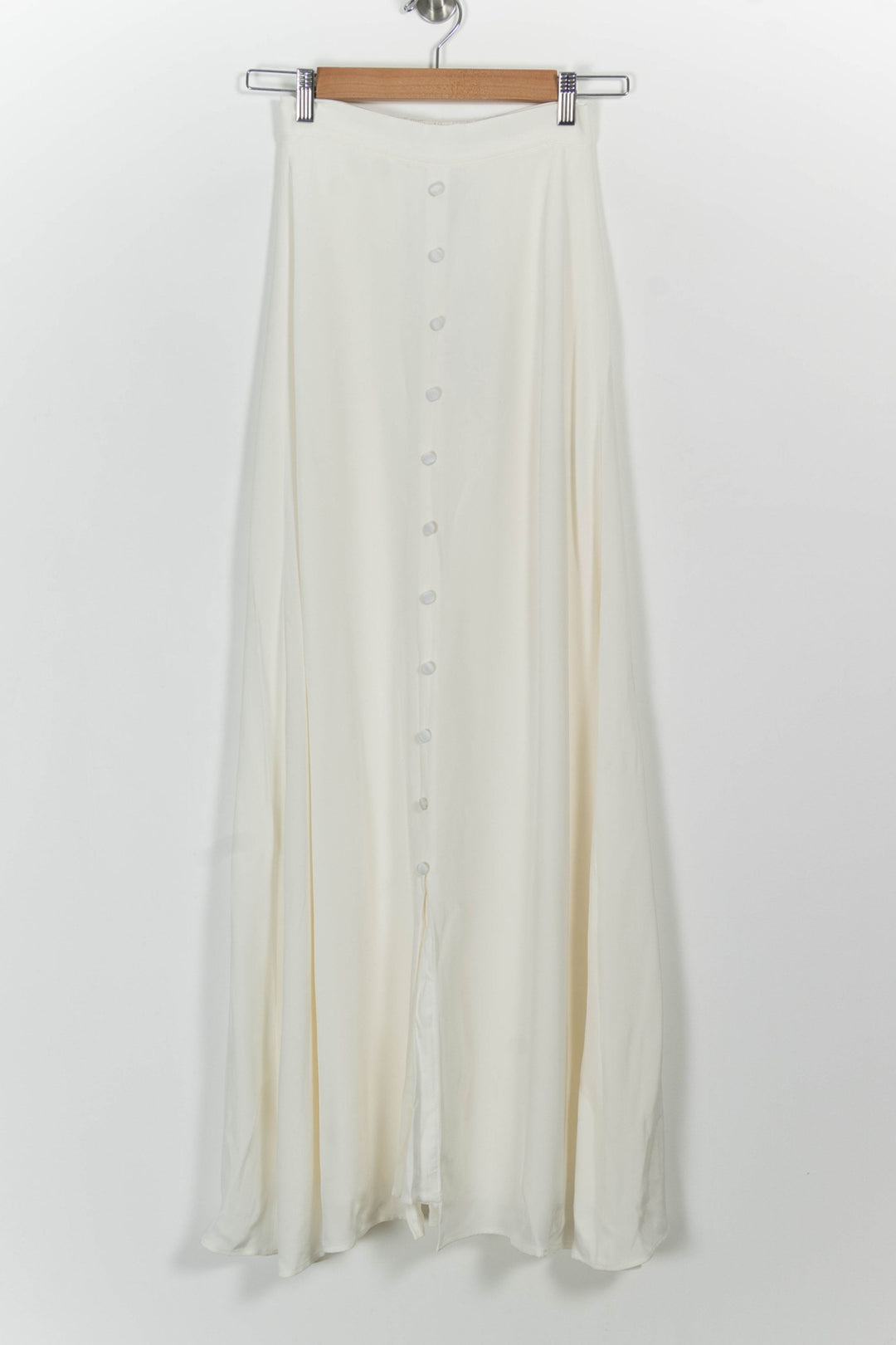 Jupe Longue Beige - Taille XS/34 de la marque Maison Lemoine | PARAD101046 - Vendu par Paradigme - Image 2