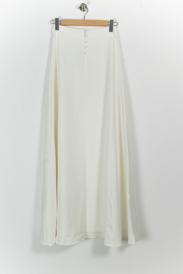 Jupe Longue Beige - Taille S/36 de la marque Maison Lemoine | PARAD101048 - Vendu par Paradigme - Image 4