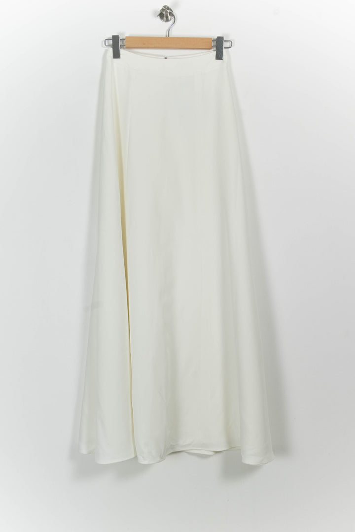Jupe Longue Beige - Taille S/36 de la marque Maison Lemoine | PARAD101048 - Vendu par Paradigme - Image 2
