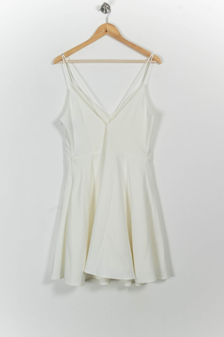 Robe courte beige - Taille XL/42 de la marque Maison Lemoine | PARAD101049 - Vendu par Paradigme - Image 4