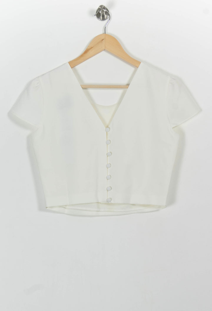 Top Blanc - Taille L/40 de la marque Maison Lemoine | PARAD101051 - Vendu par Paradigme - Image 4