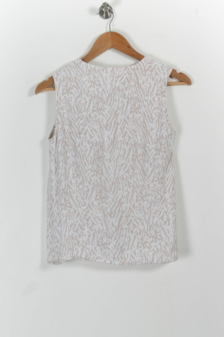 Débardeur Blanc et Beige - Taille M/38 de la marque ZAPA | PARAD101054 - Vendu par Paradigme - Image 4