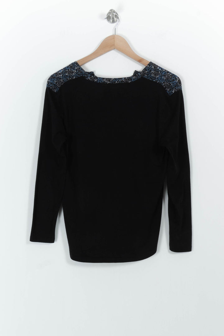 Pull Noir et Bleu - Taille M/38 de la marque Gerard Darel | PARAD101055 - Vendu par Paradigme - Image 4