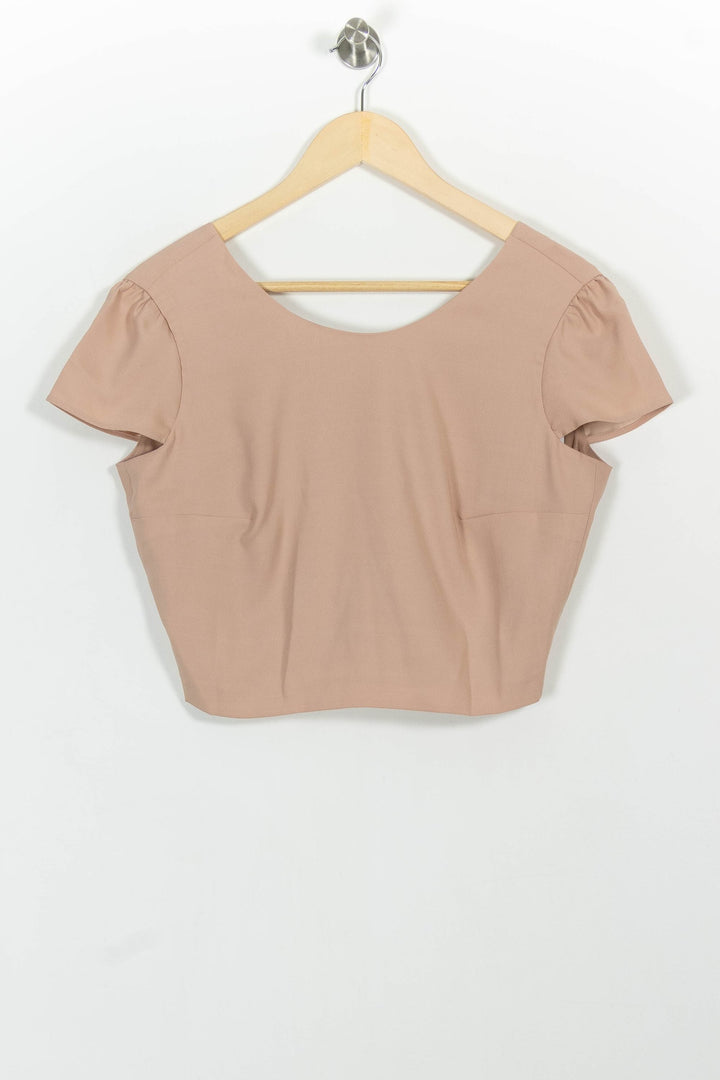 Top Beige - Taille L/40 de la marque Maison Lemoine | PARAD101062 - Vendu par Paradigme - Image 2