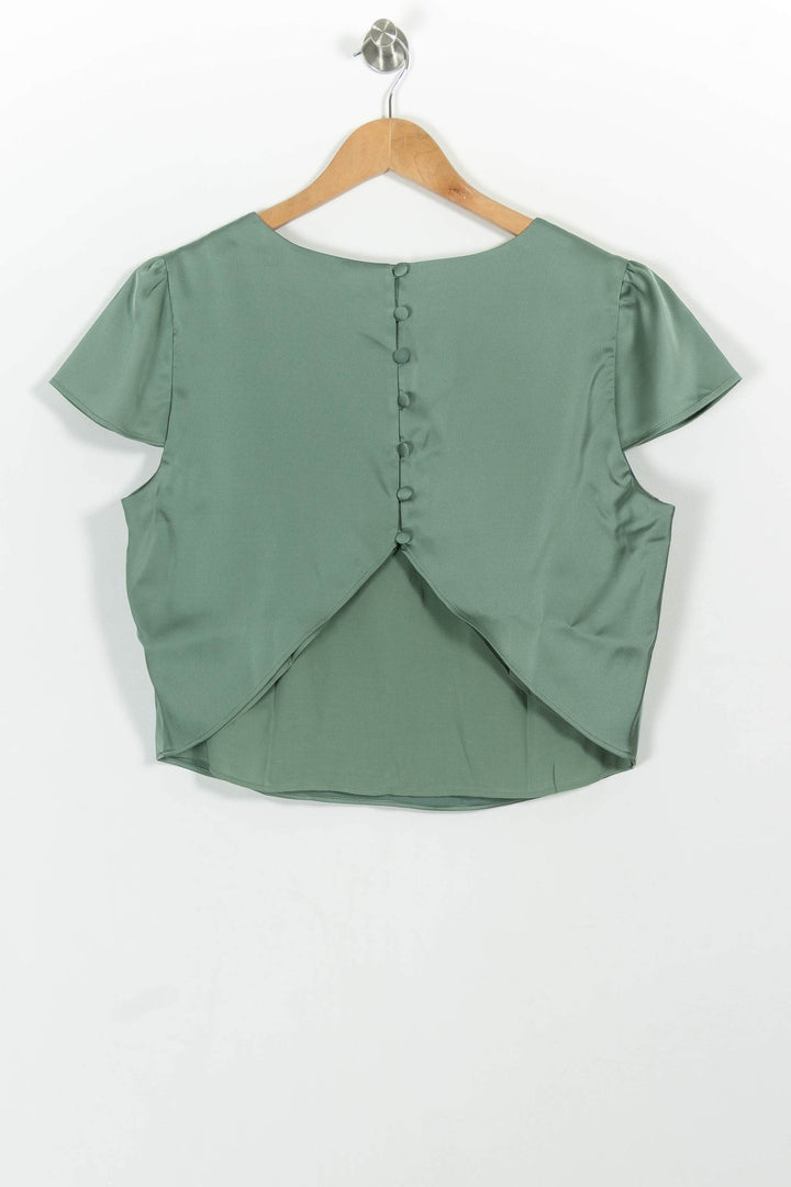 Blouse Verte - Taille XXXL/46 de la marque Maison Lemoine | PARAD101063 - Vendu par Paradigme - Image 4