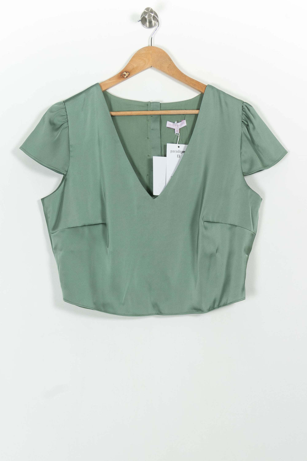 Blouse Verte - Taille XXXL/46 de la marque Maison Lemoine | PARAD101063 - Vendu par Paradigme - Image 2