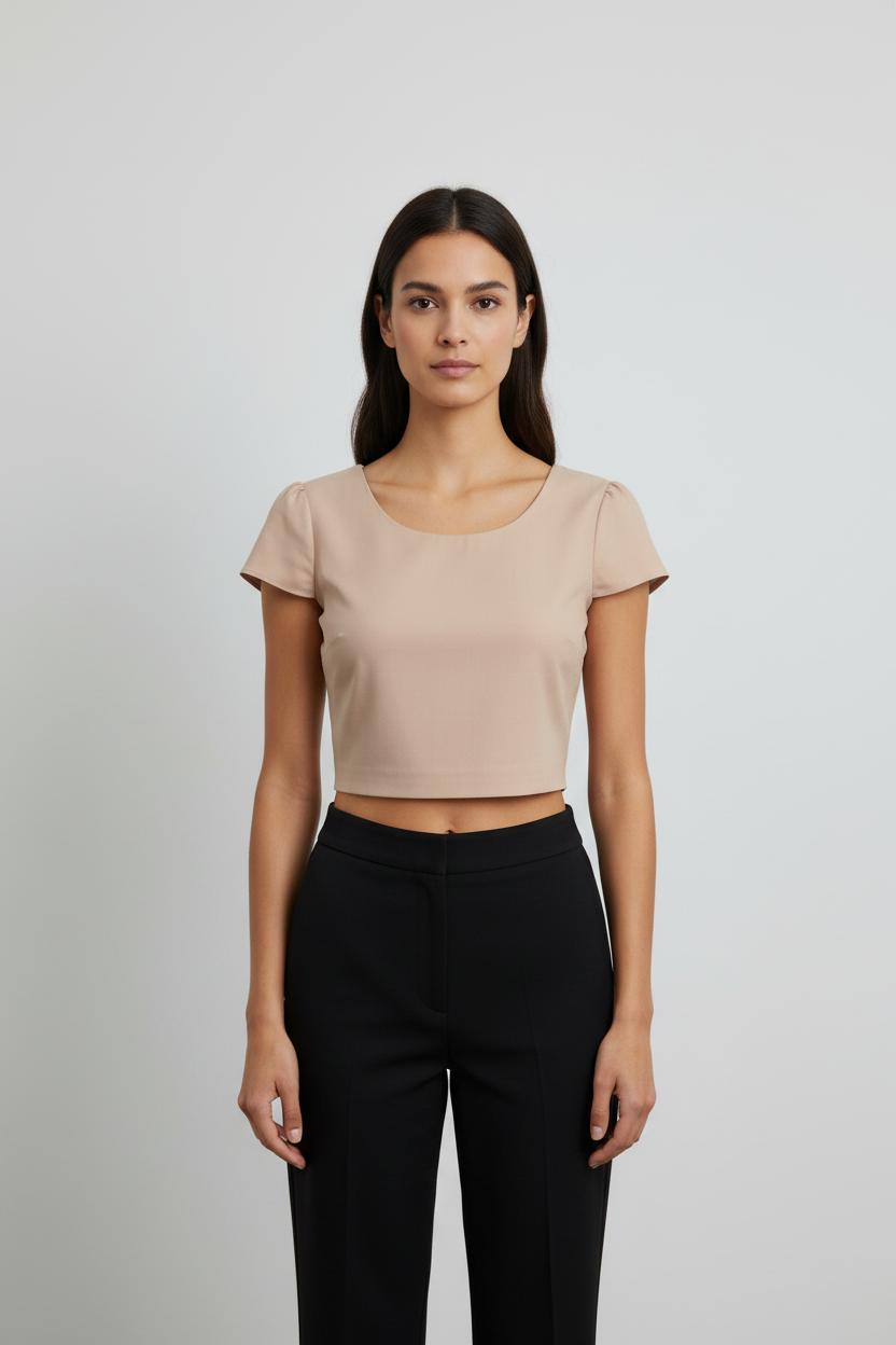 Top Beige - Taille M/38 de la marque Maison Lemoine | PARAD101064 - Vendu par Paradigme - Image 1