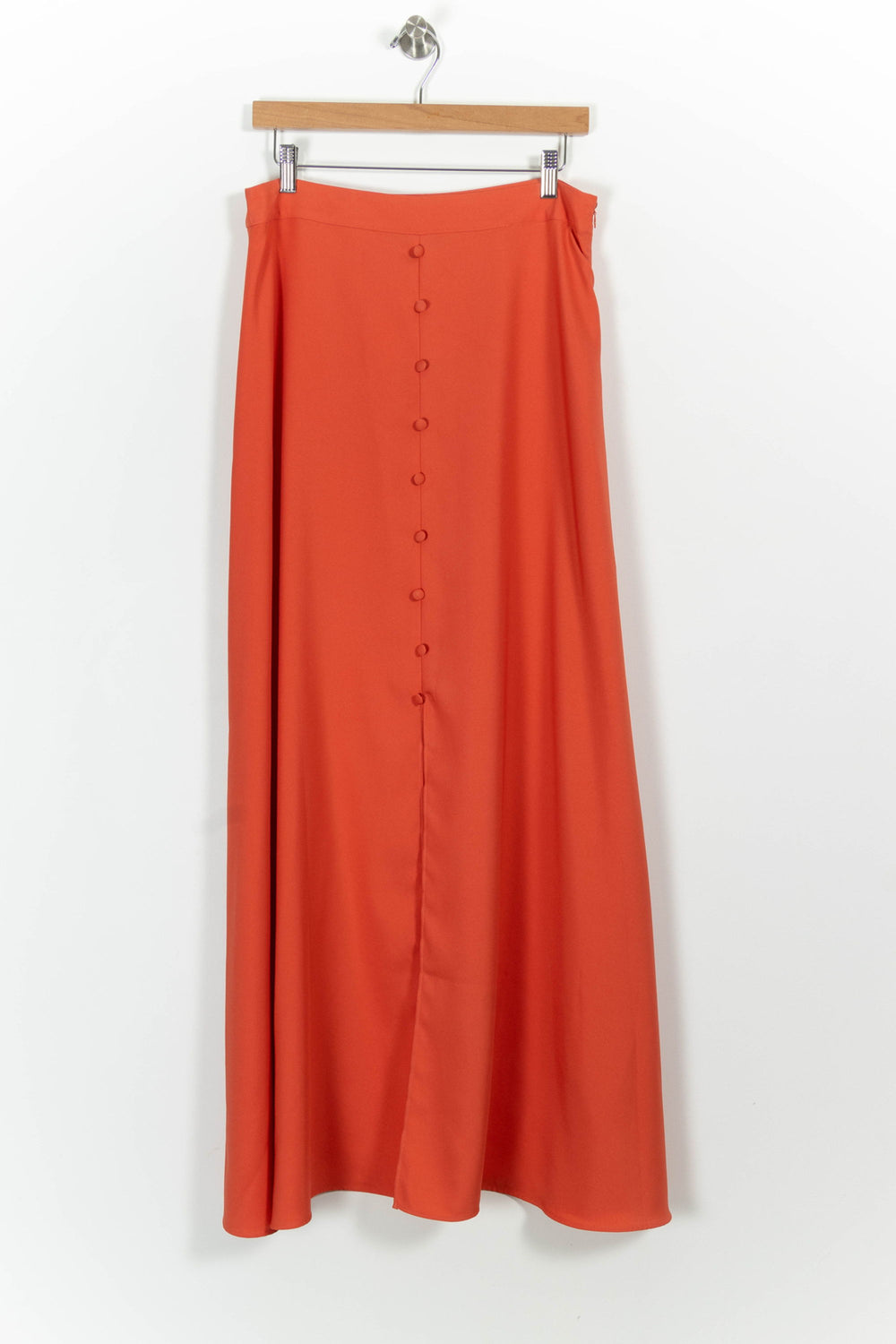 Jupe Longue Orange - Taille XL/42 de la marque Maison Lemoine | PARAD101065 - Vendu par Paradigme - Image 2