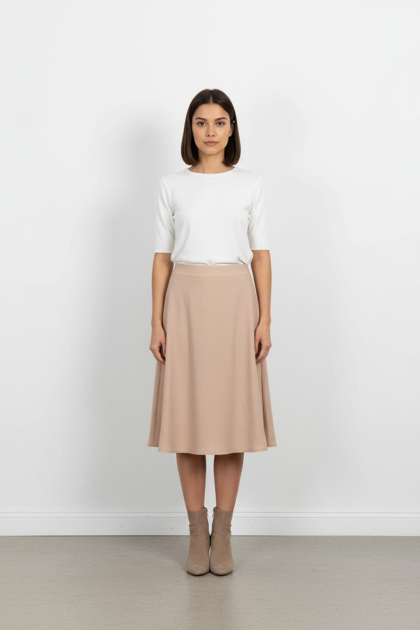 Jupe Évasée Rose - Taille XXXL/46 de la marque Maison Lemoine | PARAD101066 - Vendu par Paradigme - Image 1