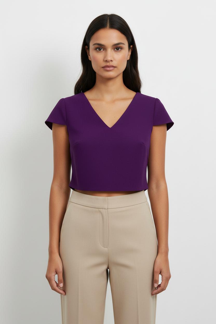Top Violet - Taille XXL/44 de la marque Maison Lemoine | PARAD101073 - Vendu par Paradigme - Image 1