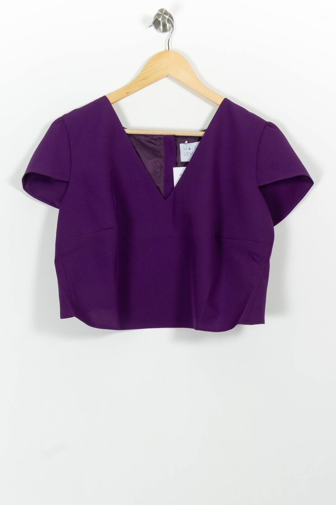 Top Violet - Taille XXL/44 de la marque Maison Lemoine | PARAD101073 - Vendu par Paradigme - Image 2