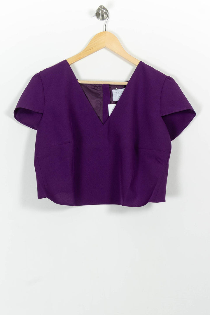 Top Violet - Taille XXL/44 de la marque Maison Lemoine | PARAD101073 - Vendu par Paradigme - Image 2