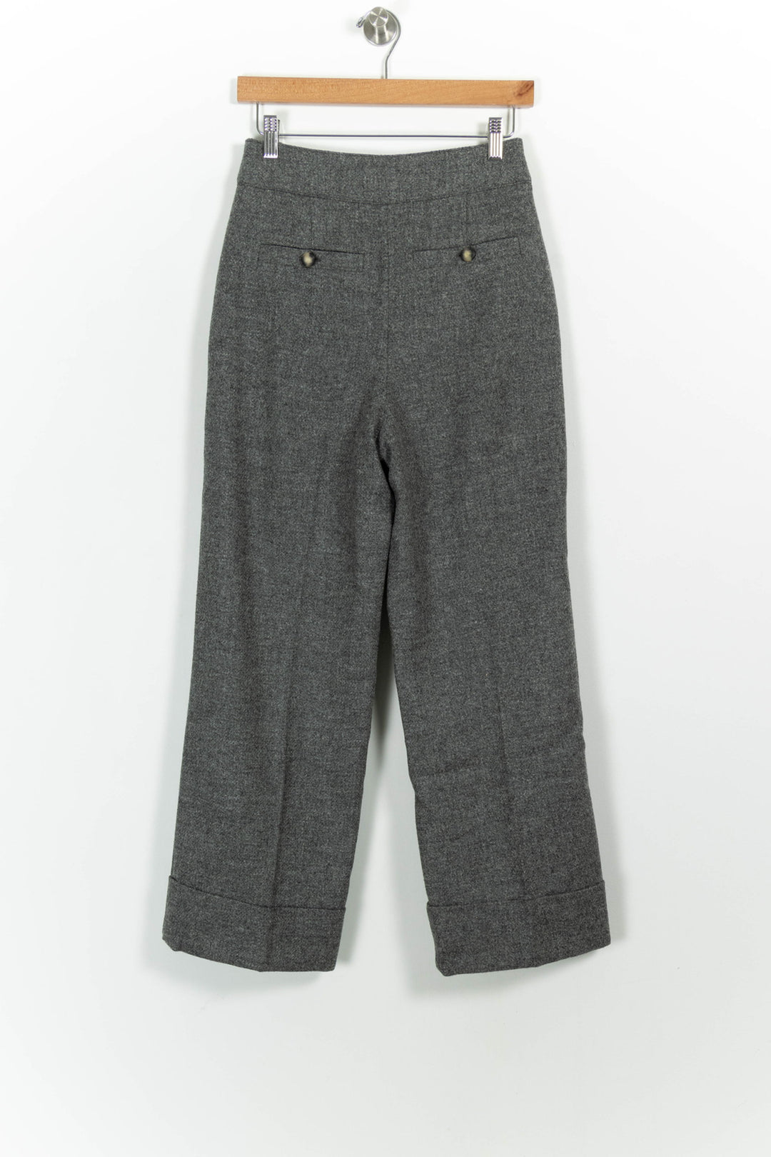 Pantalon Gris - Taille S/36 de la marque Sézane | PARAD101077 - Vendu par Paradigme - Image 4