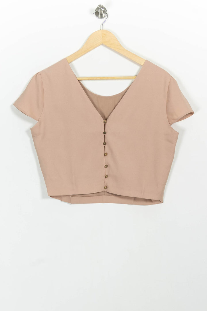 Top Beige - Taille XXL/44 de la marque Maison Lemoine | PARAD101078 - Vendu par Paradigme - Image 4