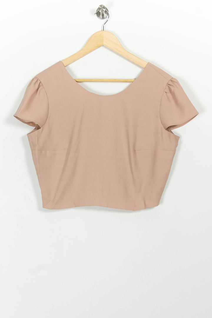 Top Beige - Taille XXL/44 de la marque Maison Lemoine | PARAD101078 - Vendu par Paradigme - Image 2