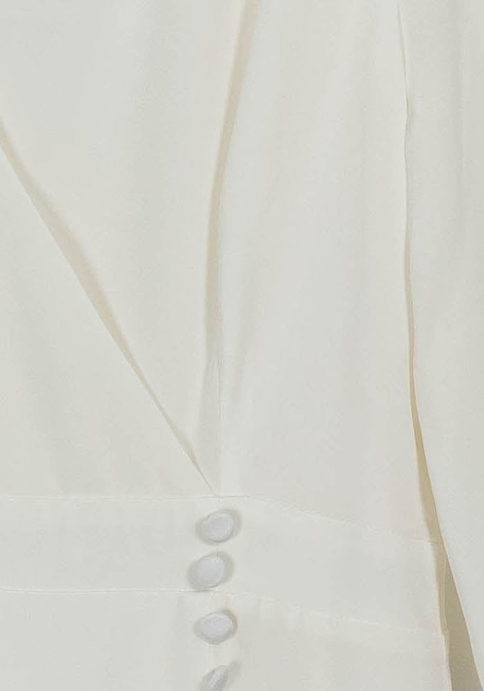 Robe Longue Beige - Taille L/40 de la marque Maison Lemoine | PARAD101079 - Vendu par Paradigme - Image 3