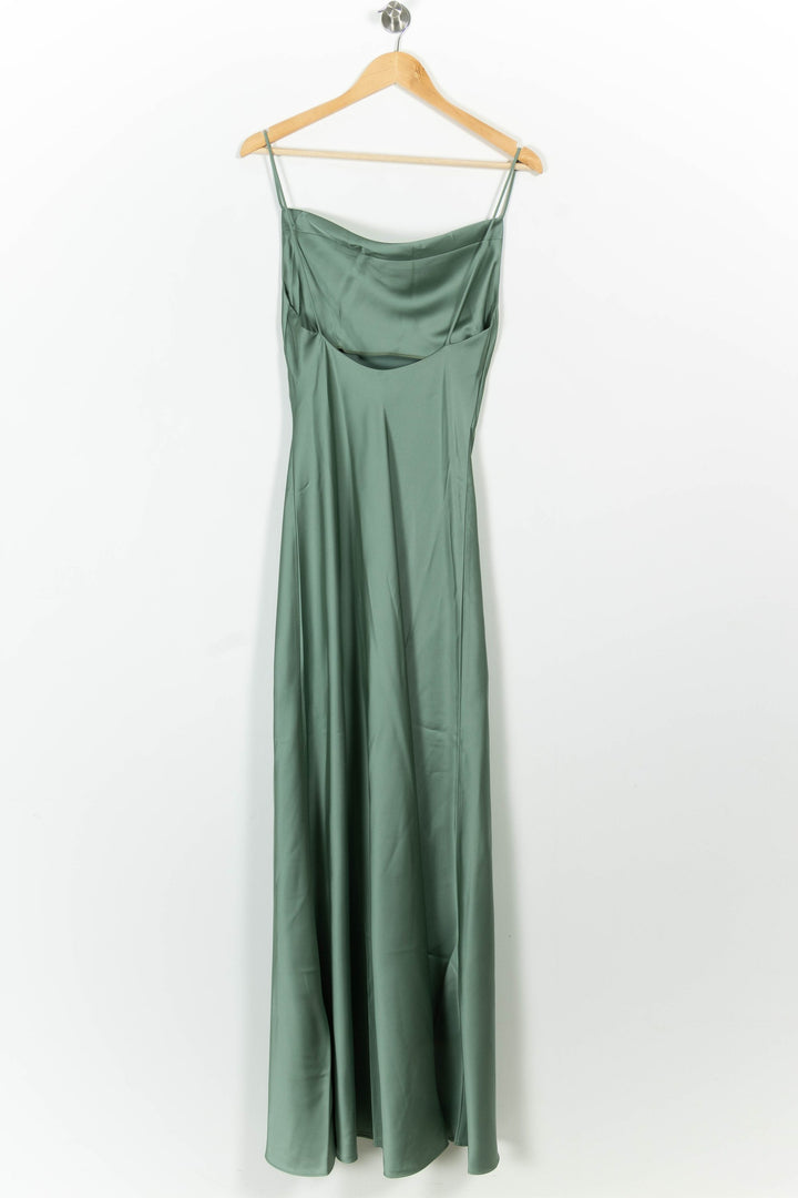 Robe Longue Verte - Taille XS/34 de la marque Maison Lemoine | PARAD101080 - Vendu par Paradigme - Image 4