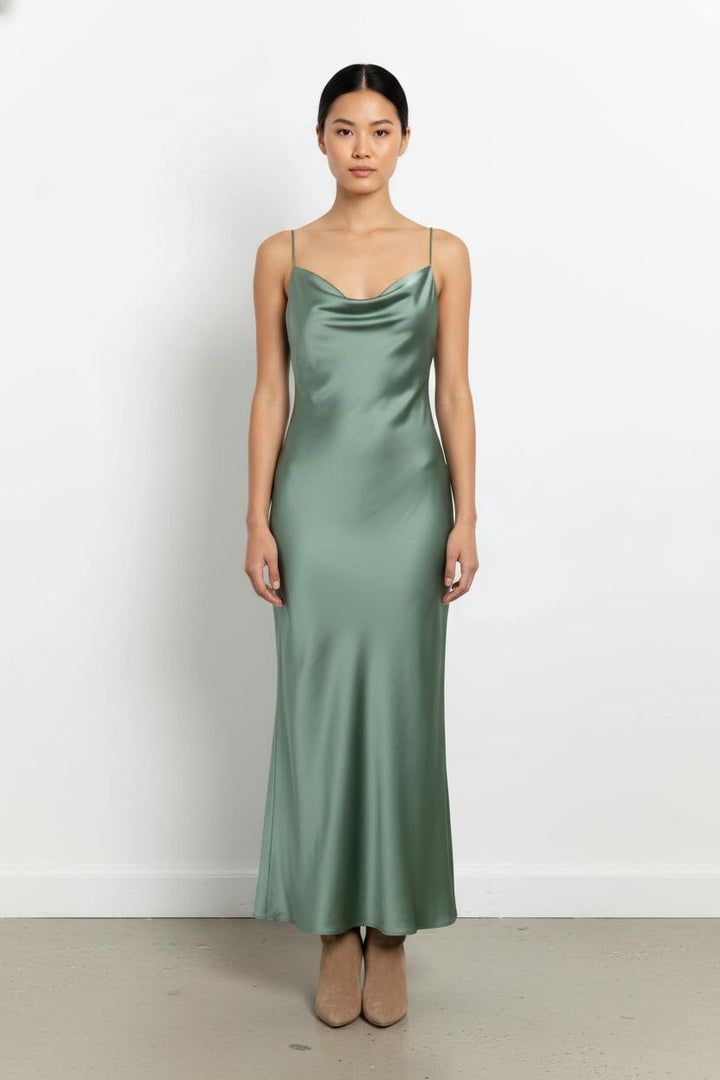 Robe Longue Verte - Taille XS/34 de la marque Maison Lemoine | PARAD101080 - Vendu par Paradigme - Image 1