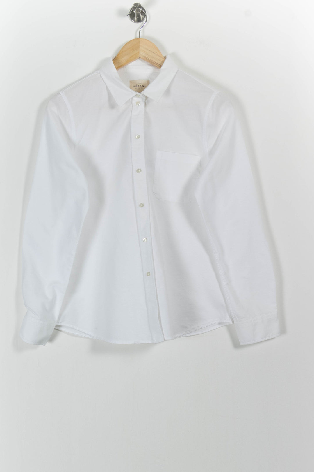 Chemise Blanche - Taille M/38 de la marque Sézane | PARAD101083 - Vendu par Paradigme - Image 2